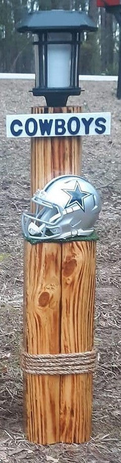 Large Dallas Cowboys Post