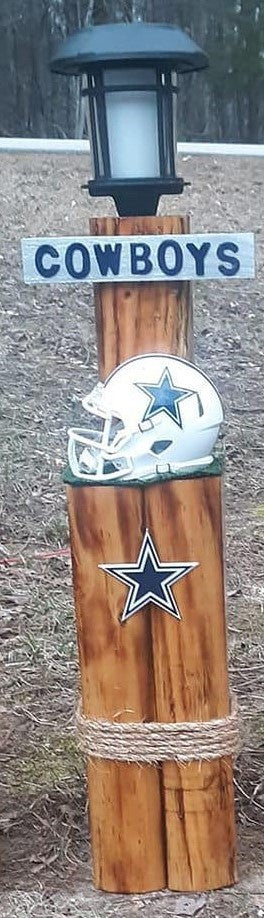 Large Dallas Cowboys Post