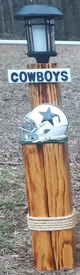 Large Dallas Cowboys Post