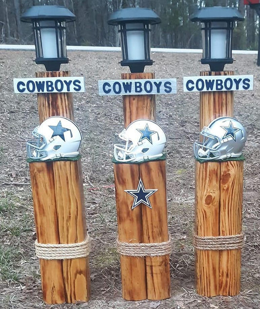 Large Dallas Cowboys Post