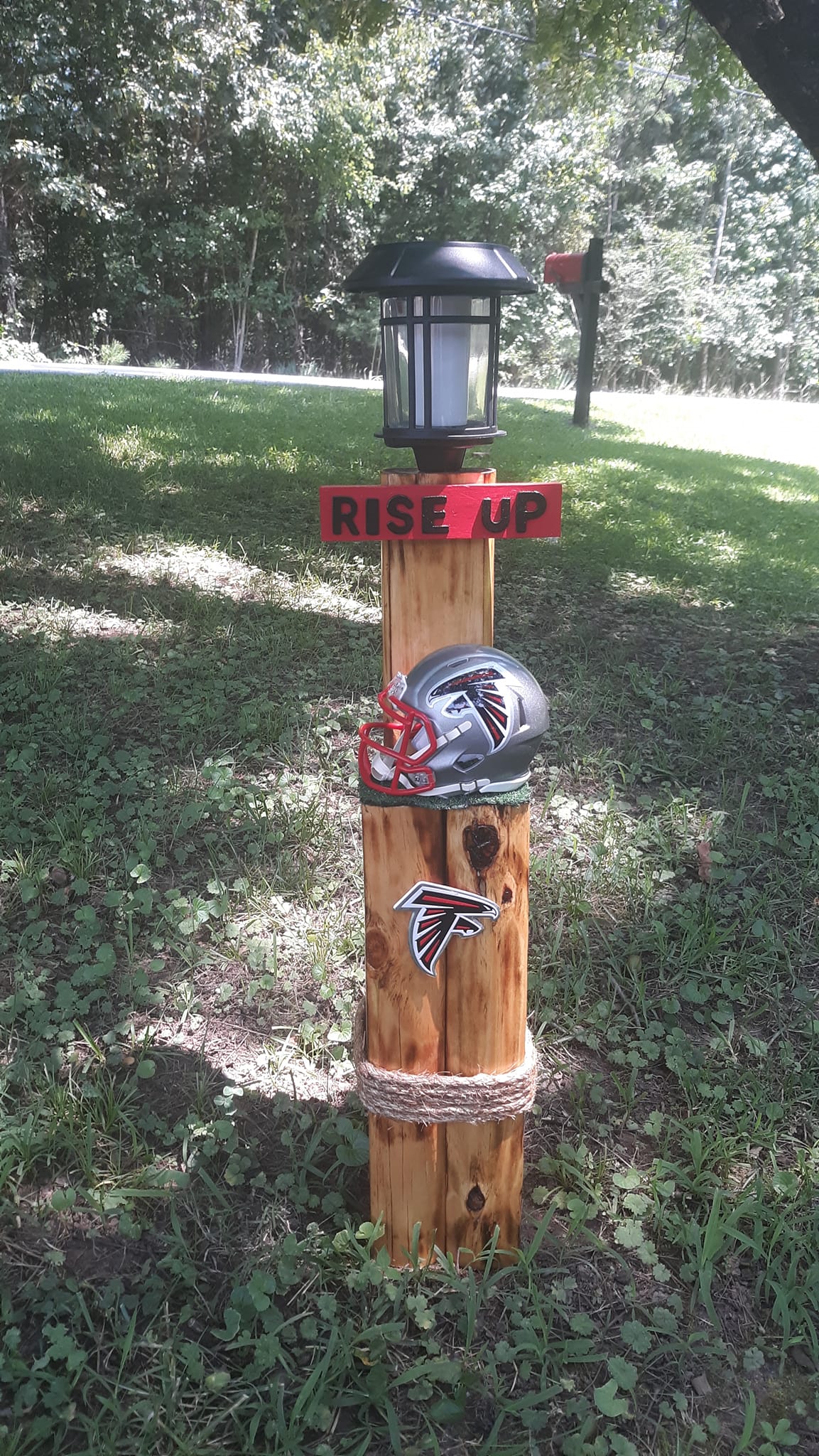 Large Atlanta Falcons Post