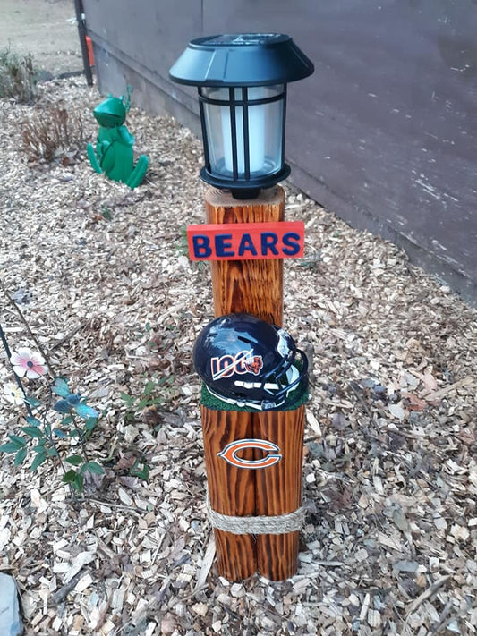 Large Chicago Bears Post