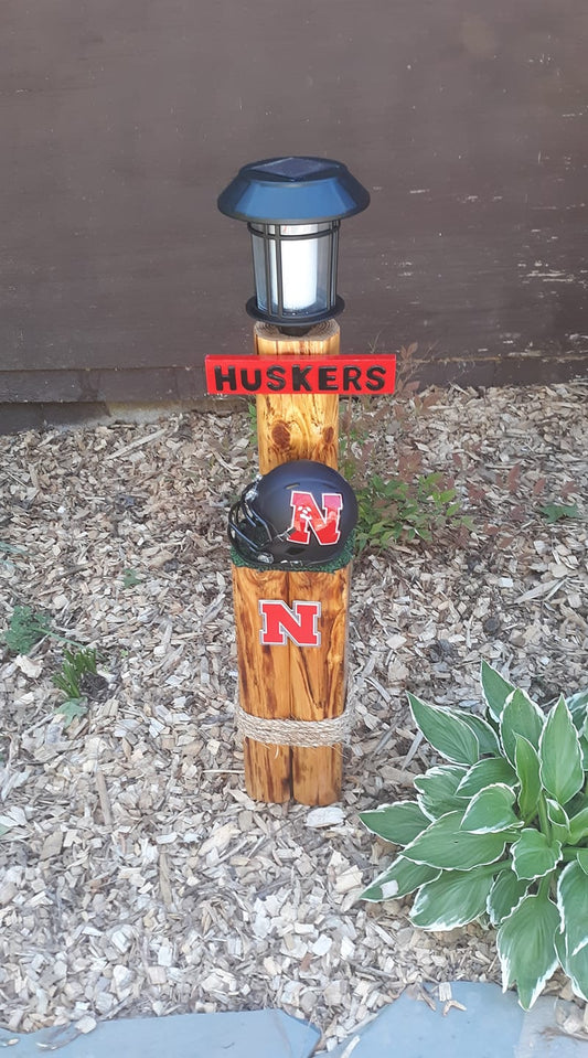 Large Nebraska Cornhuskers Post