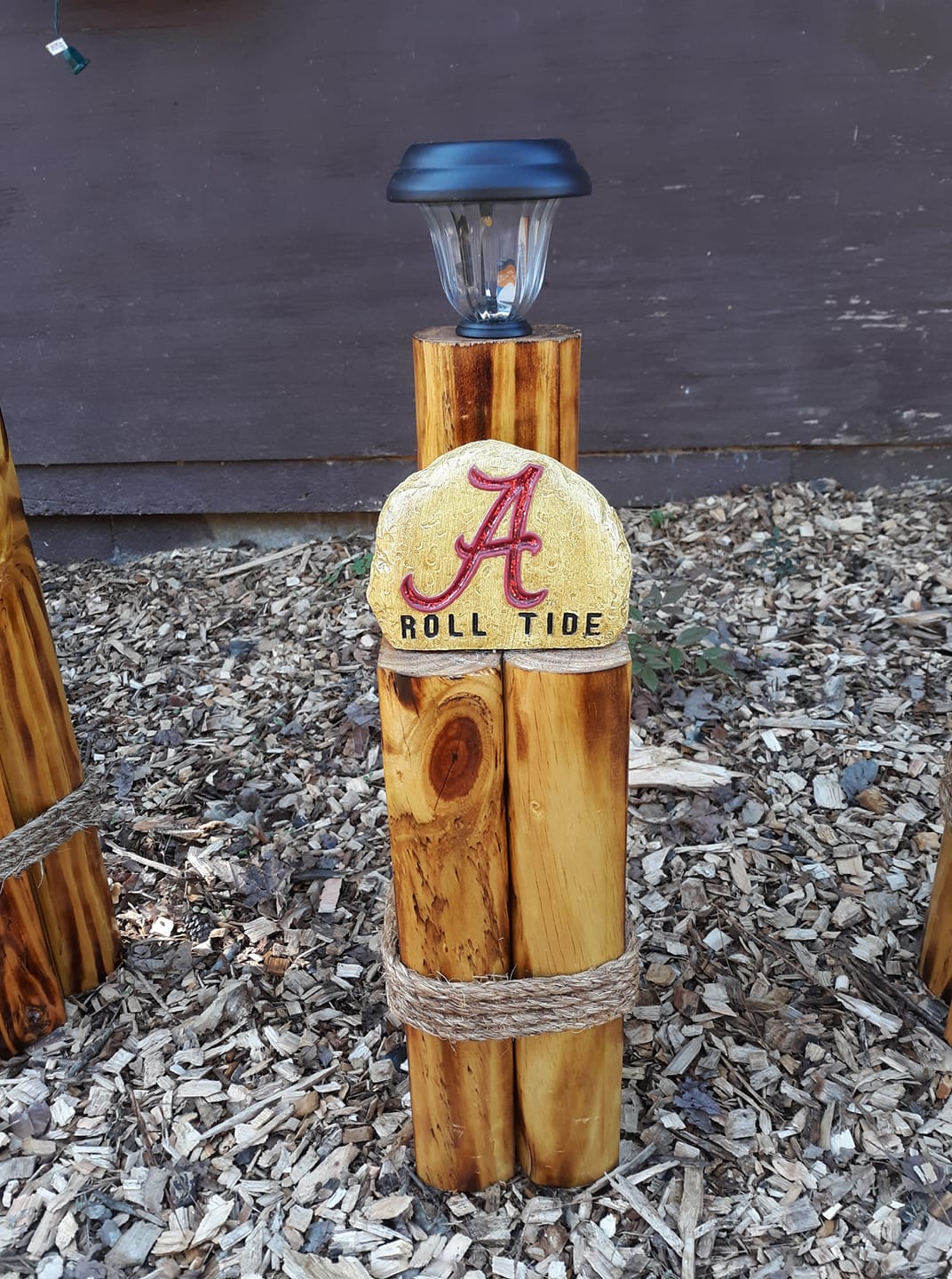 Small Alabama Roll Tide Post