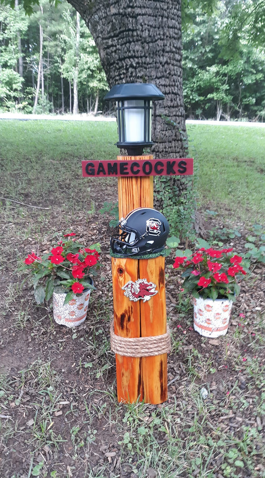 Large South Carolina Gamecocks Post